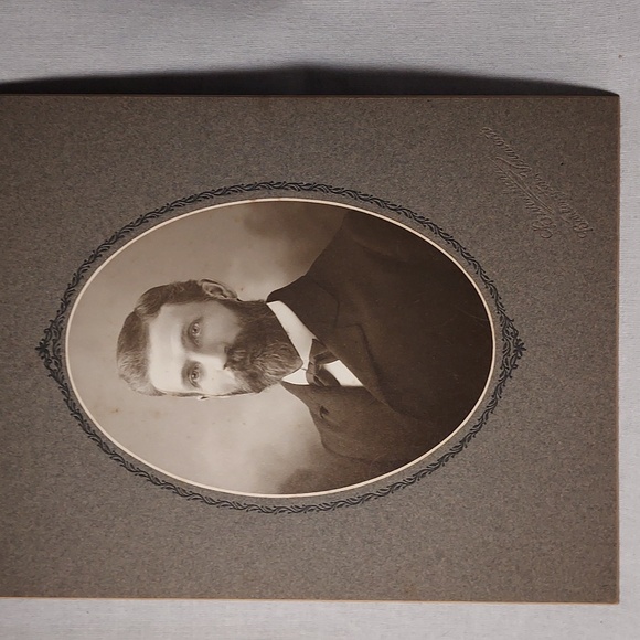 Antique Cabinet Card Wilbur O Spear 1900 Portrait - Picture 2 of 6
